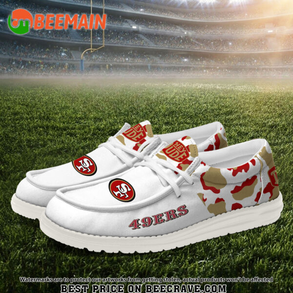 Tubopro San Francisco 49ers Hey Dude Shoes For Men And Women - Image 2