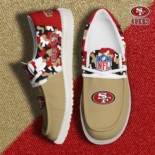Tubopro San Francisco 49ers Hey Dude Shoes For Men And Women