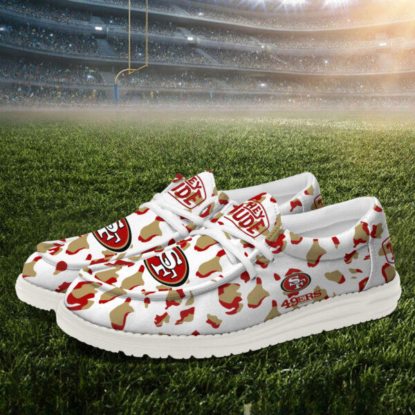 Tubopro San Francisco 49ers Hey Dude Shoes For Men And Women Ver2 - Image 3