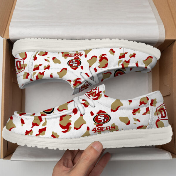 Tubopro San Francisco 49ers Hey Dude Shoes For Men And Women Ver2 - Image 4