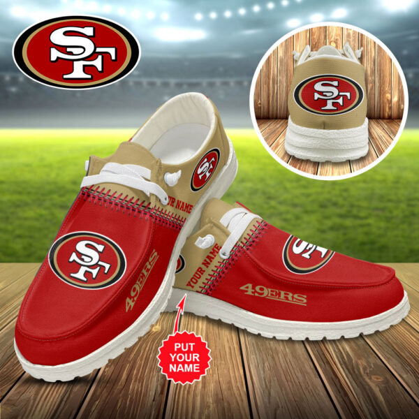 Tubopro San Francisco 49ers Hey Dude Shoes For Men And Women