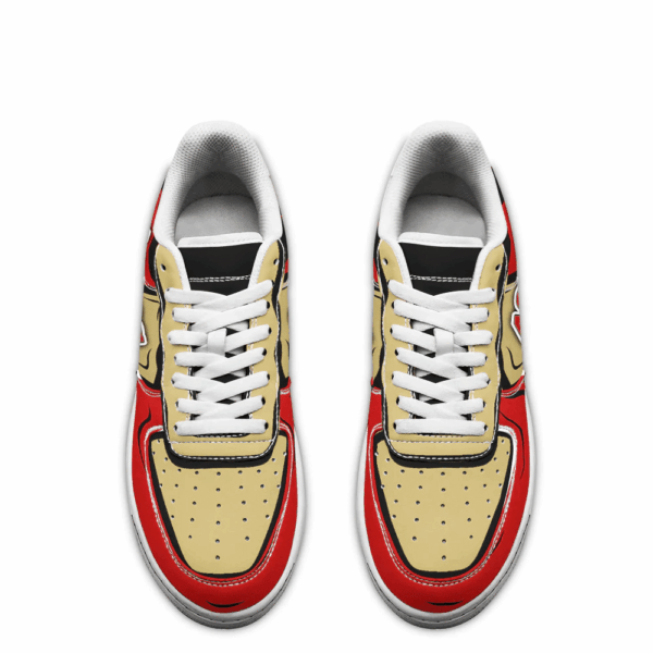 Tubopro San Francisco 49ers NFL Air Low-Top Sneakers Shoes For Men And Women - Image 2