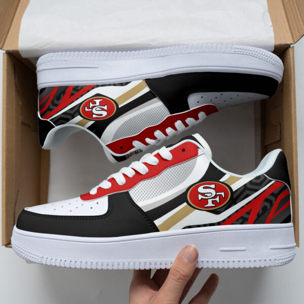 Tubopro San Francisco 49ers NFL Air Low-Top Sneakers Shoes For Men And Women