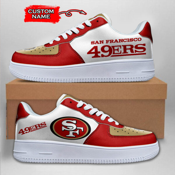 Tubopro San Francisco 49ers NFL Air Low-Top Sneakers Shoes For Men And Women