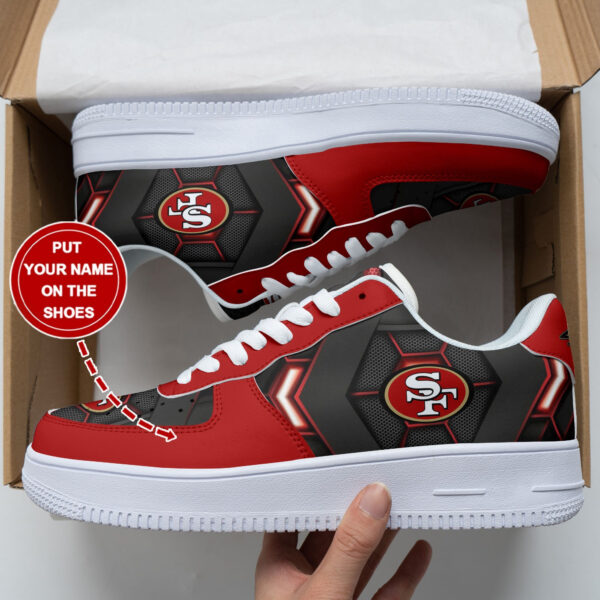 Tubopro San Francisco 49ers NFL Air Low-Top Sneakers Shoes For Men And Women