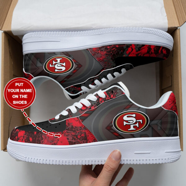 Tubopro San Francisco 49ers NFL Air Low-Top Sneakers Shoes For Men And Women