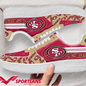 Tubopro San Francisco 49ers NFL Air Low-Top Sneakers Shoes For Men And Women