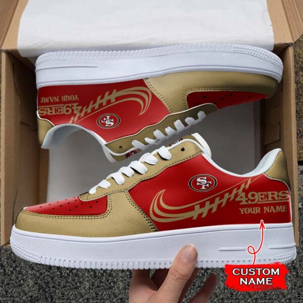 Tubopro San Francisco 49ers NFL Air Low-Top Sneakers Shoes For Men And Women