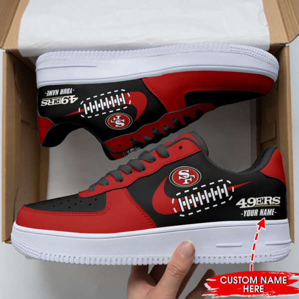 Tubopro San Francisco 49ers NFL Air Low-Top Sneakers Shoes For Men And Women