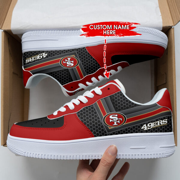 Tubopro San Francisco 49ers NFL Air Low-Top Sneakers Shoes For Men And Women