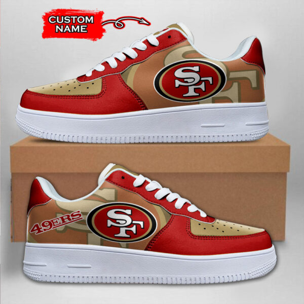 Tubopro San Francisco 49ers NFL Air Low-Top Sneakers Shoes For Men And Women