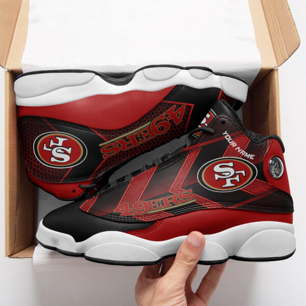 Tubopro San Francisco 49ers NFL AJ13 Sneakers Shoes For Men And Women