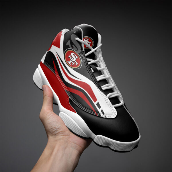 Tubopro San Francisco 49ers NFL AJ13 Sneakers Shoes For Men And Women - Image 4