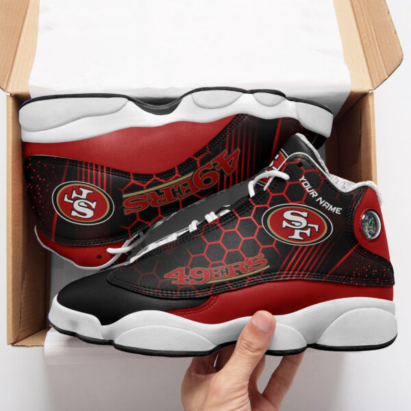 Tubopro San Francisco 49ers NFL AJ13 Sneakers Shoes For Men And Women