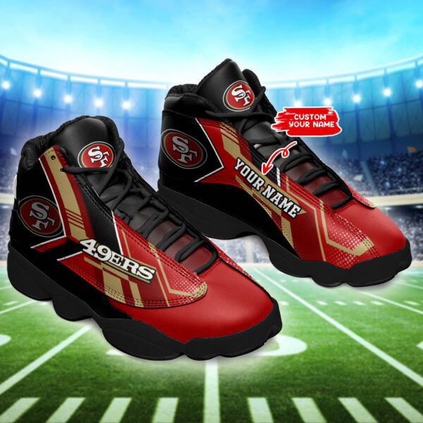 Tubopro San Francisco 49ers NFL AJ13 Sneakers Shoes For Men And Women