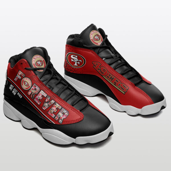 Tubopro San Francisco 49ers NFL AJ13 Sneakers Shoes For Men And Women - Image 2