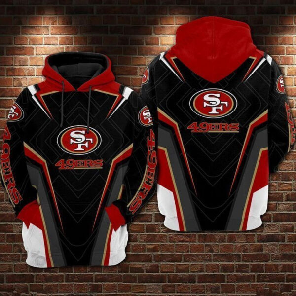 Tubopro San Francisco 49ers NFL AJ13 Sneakers Shoes For Men And Women - Image 3