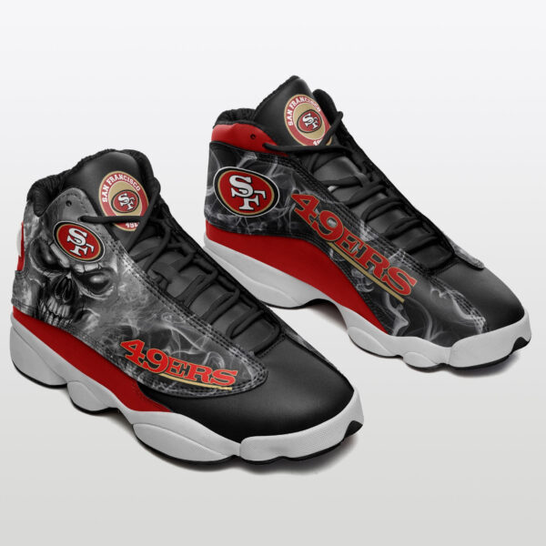Tubopro San Francisco 49ers NFL AJ13 Sneakers Shoes For Men And Women - Image 2