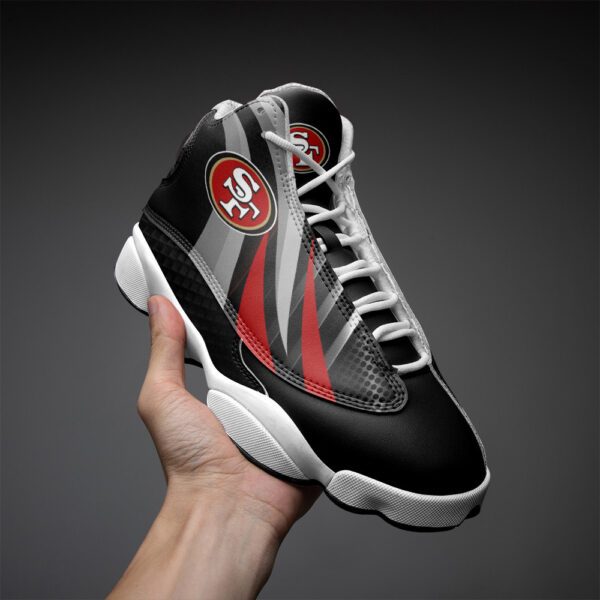 Tubopro San Francisco 49ers NFL AJ13 Sneakers Shoes For Men And Women - Image 2