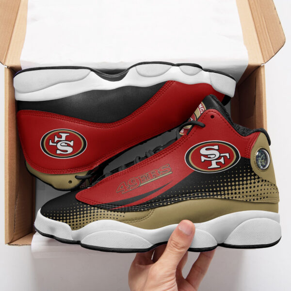 Tubopro San Francisco 49ers NFL AJ13 Sneakers Shoes For Men And Women