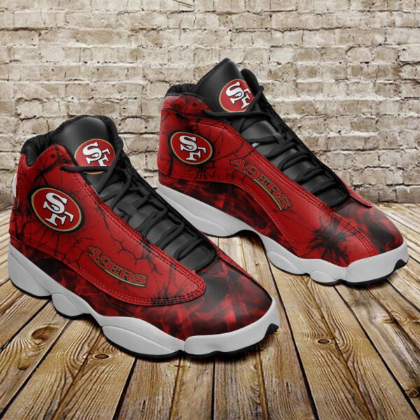 Tubopro San Francisco 49ers NFL AJ13 Sneakers Shoes For Men And Women