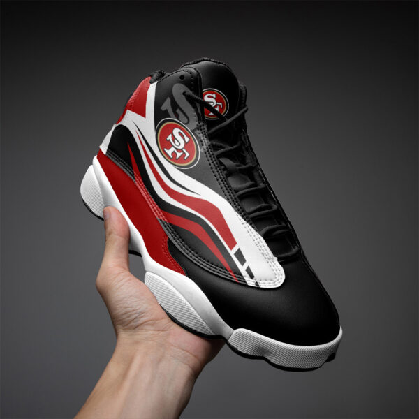 Tubopro San Francisco 49ers NFL AJ13 Sneakers Shoes For Men And Women - Image 2