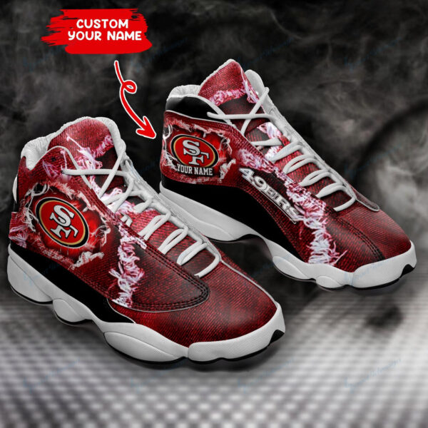 Tubopro San Francisco 49ers NFL AJ13 Sneakers Shoes For Men And Women