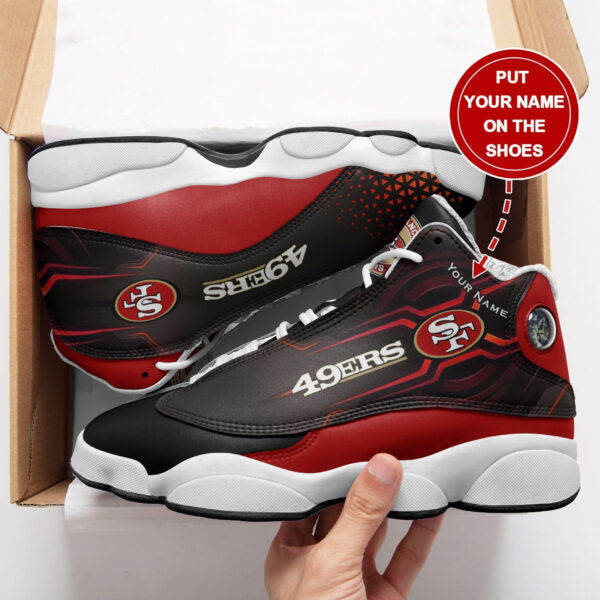 Tubopro San Francisco 49ers NFL AJ13 Sneakers Shoes For Men And Women
