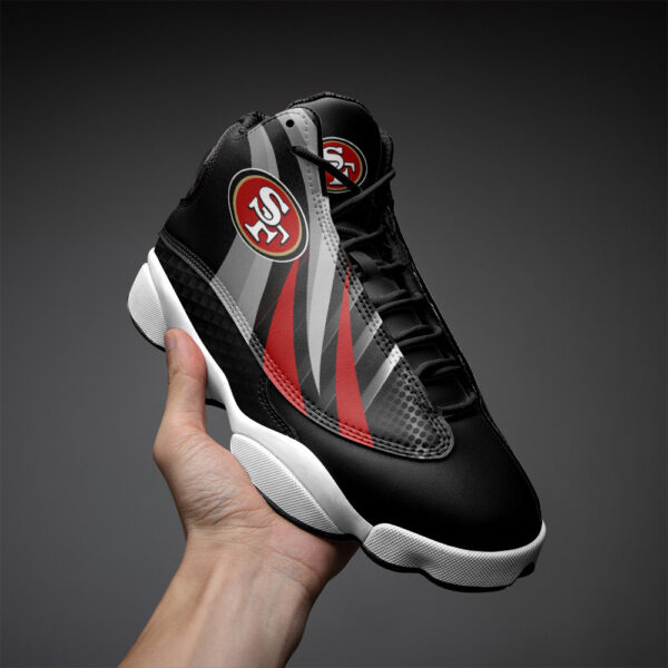Tubopro San Francisco 49ers NFL AJ13 Sneakers Shoes For Men And Women - Image 4