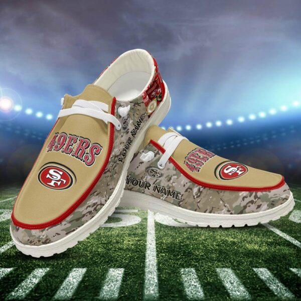 Tubopro San Francisco 49ers Personalized Hey Dude Shoes For Men And Women