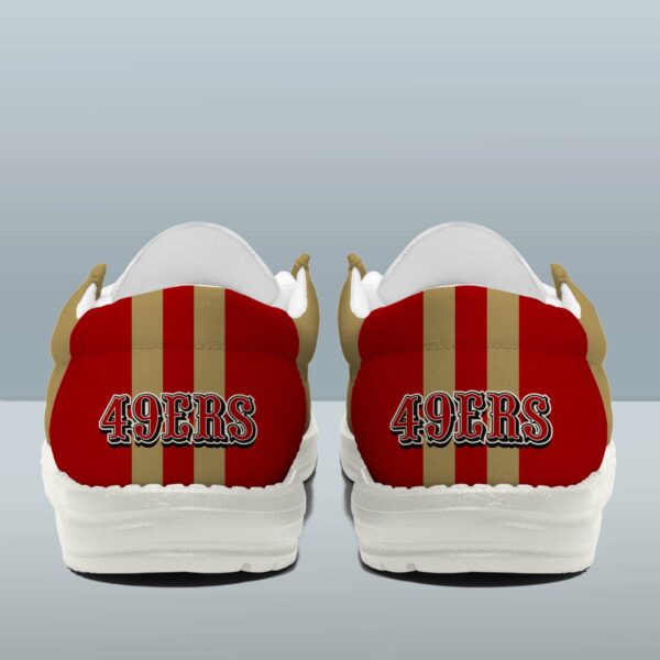 Tubopro San Francisco 49ers Personalized Hey Dude Shoes For Men And Women - Image 4