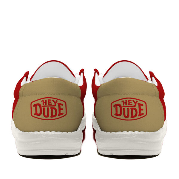 Tubopro San Francisco 49ers Personalized Hey Dude Shoes For Men And Women - Image 4