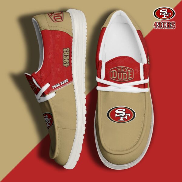 Tubopro San Francisco 49ers Personalized Hey Dude Shoes For Men And Women