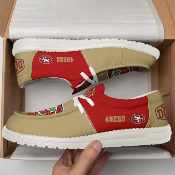Tubopro San Francisco 49ers Personalized Hey Dude Shoes For Men And Women - Image 3