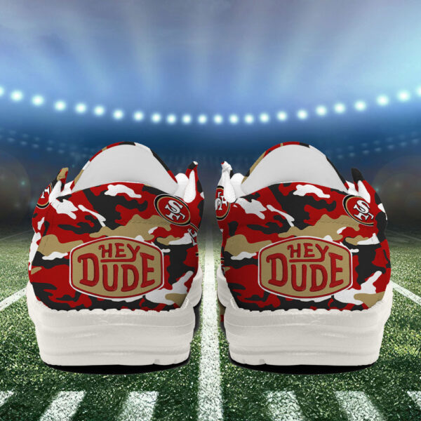 Tubopro San Francisco 49ers Personalized Hey Dude Shoes For Men And Women - Image 4