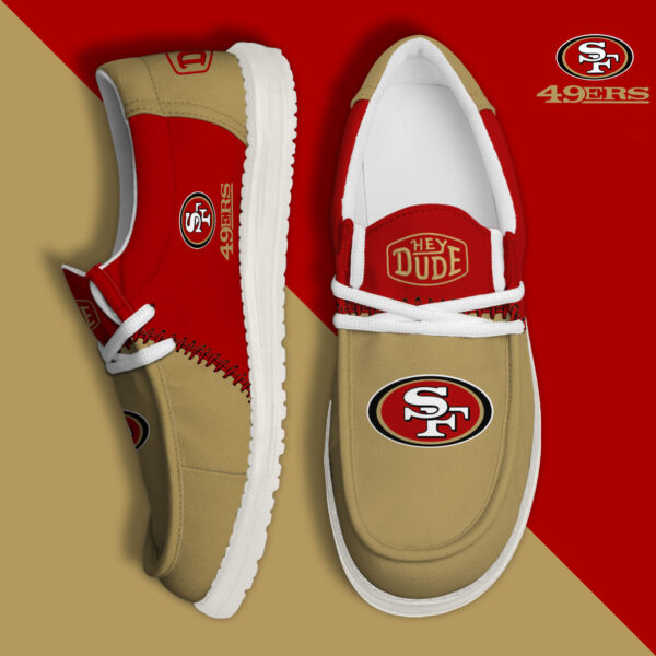 Tubopro San Francisco 49ers Personalized Hey Dude Shoes For Men And Women