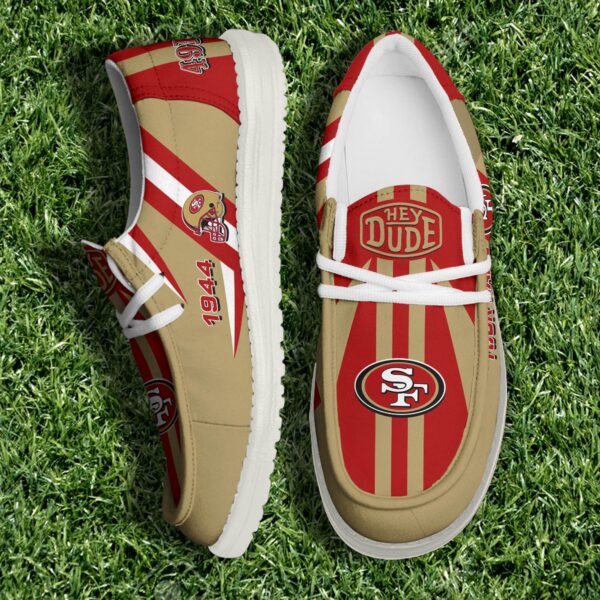 Tubopro San Francisco 49ers Personalized Hey Dude Shoes For Men And Women