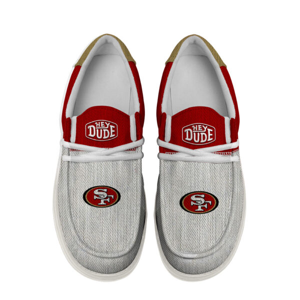 Tubopro San Francisco 49ers Personalized Hey Dude Shoes For Men And Women - Image 4