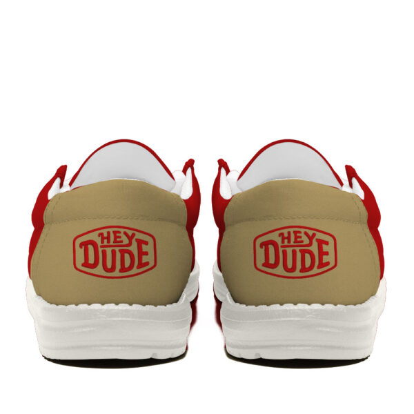 Tubopro San Francisco 49ers Personalized Hey Dude Shoes For Men And Women - Image 5