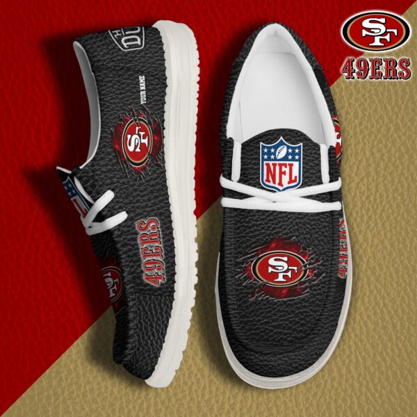 Tubopro San Francisco 49ers Personalized Hey Dude Shoes For Men And Women