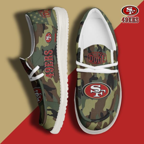 Tubopro San Francisco 49ers Personalized Hey Dude Shoes For Men And Women