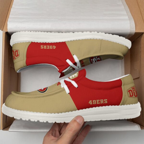 Tubopro San Francisco 49ers Personalized Hey Dude Shoes For Men And Women - Image 2