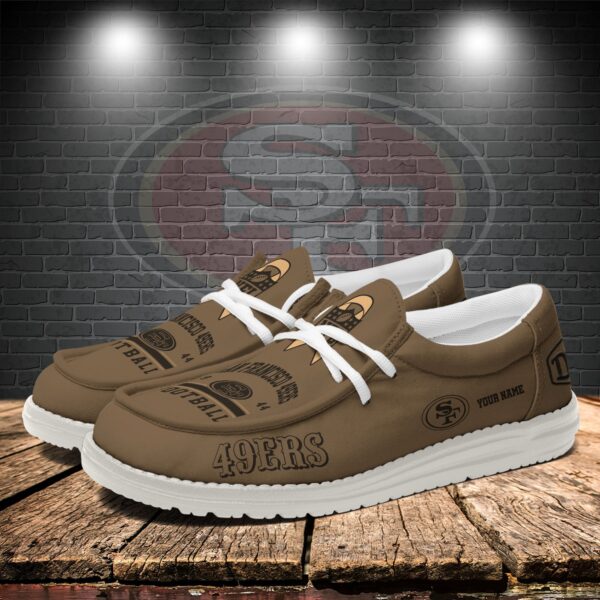 Tubopro San Francisco 49ers Personalized Hey Dude Shoes For Men And Women - Image 3