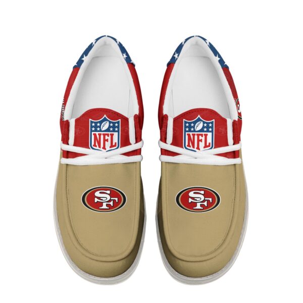 Tubopro San Francisco 49ers Personalized Hey Dude Shoes For Men And Women - Image 4