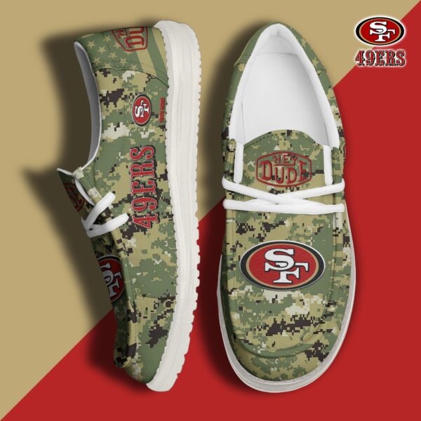 Tubopro San Francisco 49ers Personalized Hey Dude Shoes For Men And Women