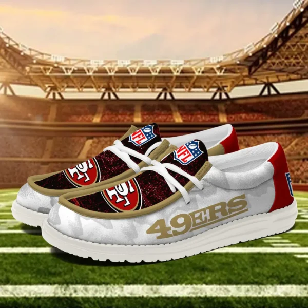 Tubopro San Francisco 49ers Personalized Hey Dude Shoes For Men And Women