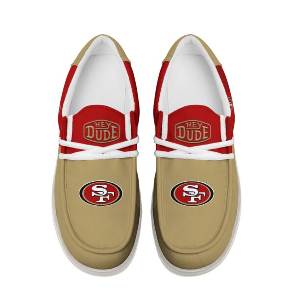 Tubopro San Francisco 49ers Personalized Hey Dude Shoes For Men And Women - Image 4