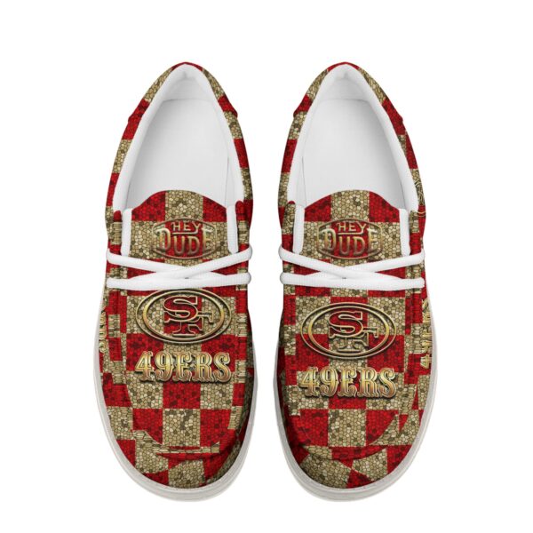 Tubopro San Francisco 49ers Personalized Hey Dude Shoes For Men And Women - Image 4