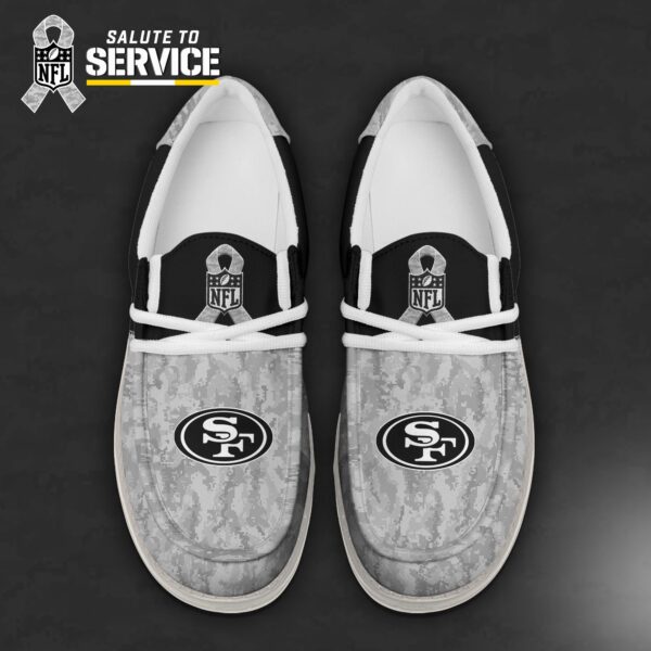 Tubopro San Francisco 49ers Personalized Hey Dude Shoes For Men And Women - Image 5
