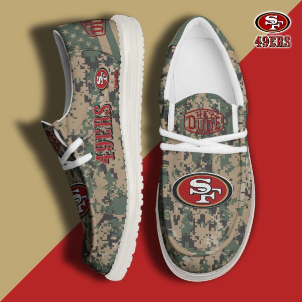 Tubopro San Francisco 49ers Personalized Hey Dude Shoes For Men And Women